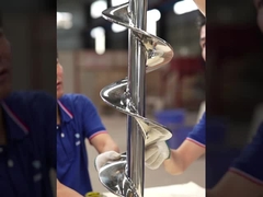 AS0001 In acciaio inossidabile piccolo grano flessibile auger vite volo per richiesta personalizzata