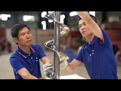 Convogliatore a vite a tubo di fanghi a forma di U per i granuli e l'alimentazione dei cereali