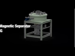 Separatore magnetico di polvere di ferro ad alta efficienza elettromagnetica a micrometro