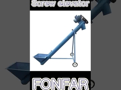 Convogliatori a spirale verticali e inclinati in acciaio inossidabile per la movimentazione dei cereali