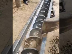 Coclea a vite personalizzabile Coclea a vite a U Resistente al calore Segatura inclinata piccola