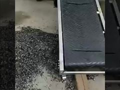 Sistema di trasporto a nastro mobile da 20 piedi Motore da 1,1 kW per rifiuti da costruzione