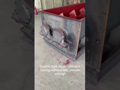 Trasportatore a coclea multi-albero personalizzato Miscelatore a doppia elica - Miscelatore a pale a doppio albero per impieghi gravosi per calcestruzzo