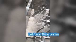 Miscelatore di polveri in acciaio inossidabile ad alta efficienza