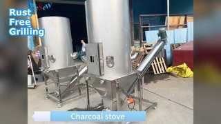 Griglia a carbone personalizzata in acciaio inossidabile 304 resistente alla corrosione, resistente all'ossidazione, alle alte temperature