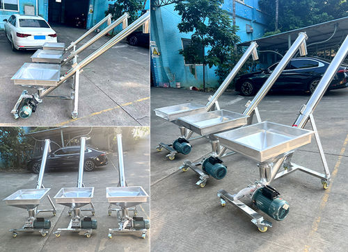 Ultime notizie aziendali su Three Screw Auger Feeders Successfully Delivered, Enhancing Customer Production Efficiency