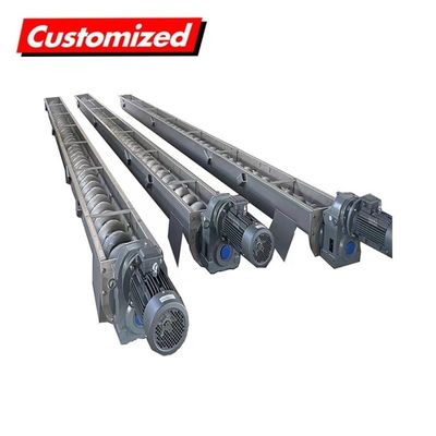 comprare Convogliatore a vite in acciaio inossidabile industriale senza albero con disegno personalizzato OEM fabbricazione online