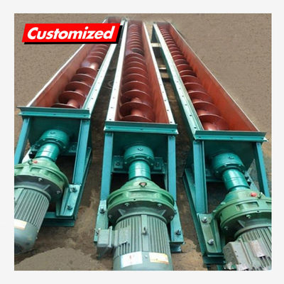 Un buon prezzo. Convogliere a vite ad alta efficienza, resistente al calore, su misura per il trasporto di cereali e polveri in linea