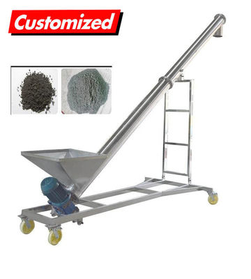 comprare Struttura compatta Avvolgibile a polvere alimentatore a vite elevatore ad alta velocità fabbricazione online