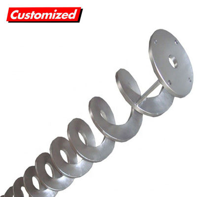 comprare Acciaio inossidabile SS304/ SS316L Lama trasportatrice a vite a spirale per l'industria chimica fabbricazione online