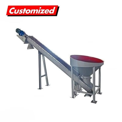 comprare Convogliatore a vite di grano di plastica a spirale convogliatore a vite di ghiaccio elicoidale convogliatore a ventola alimentatore per grano fabbricazione online