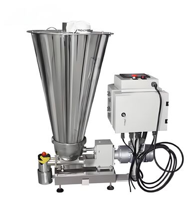 Un buon prezzo. PLC controllato doppio avvistamento auger alimentatore con canale a vite profonda e capacità di uscita personalizzabile per il trasporto continuo di materiale in linea