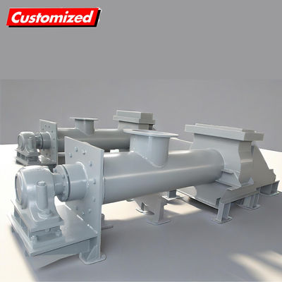 Un buon prezzo. Convogliatore a vite resistente al calore in acciaio inossidabile con auge personalizzabile per la movimentazione di materiali sfusi in linea