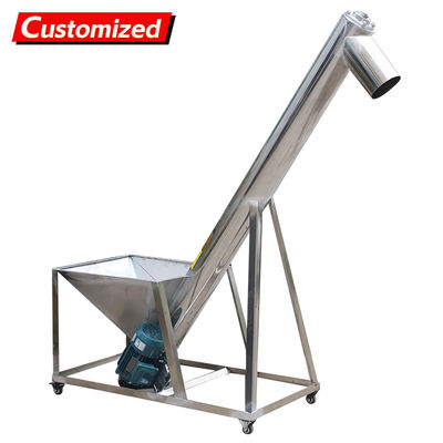 Un buon prezzo. Alimentatore a vite in acciaio inossidabile con inclinazione da 0 a 45 gradi Alta resistenza alla trazione e funzionamento manuale o automatico in linea