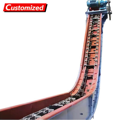 Un buon prezzo. Custom-made high-quality chain scraper conveyors and inclined drag chain scraper conveyors, suitable for transporting coal/ash/biomass, with specialized chain conveyors for wood chips. in linea