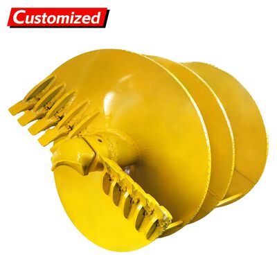 Un buon prezzo. Macchina di perforazione a marmo, impianto di perforazione, macchina di scavo del suolo, perforazione a marmo di impilazione o perforazione a marmo a due viti con design a vite dritte per la costruzione di ponti e strade in linea