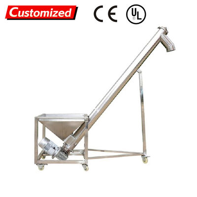 Un buon prezzo. Convogliere a vite in acciaio inossidabile su misura Materiale alimentare resistente alla corrosione Convogliere a vite flessibile per semi e cereali specializzato per l'industria alimentare e chimica in linea