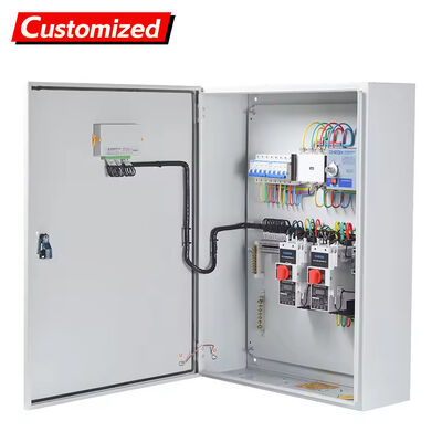 Un buon prezzo. Casella di controllo della pompa impermeabile con disegno a tre fasi e quattro fili per armadietto di distribuzione di energia 220V/380V in linea