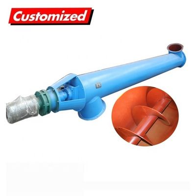 Un buon prezzo. Convogliatori a vite elettrici in acciaio inossidabile resistenti al calore per il trasporto di cementi in linea