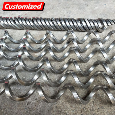 Un buon prezzo. Coclea a spirale senza albero continua personalizzata in acciaio inossidabile SS304 SS316 per macchinari agricoli per trasportatori in linea
