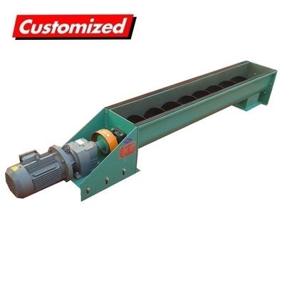 Un buon prezzo. OEM Convogliatori a spirale industriali in acciaio al carbonio U Trough Auger Convogliatori a vite garantiti in linea