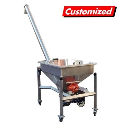 Un buon prezzo. Acciaio inossidabile resistente al calore Struttura compatta Convogliatore a vite alimentatore con tromba in linea