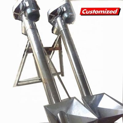 Un buon prezzo. Convogliere a vite inclinato resistente al calore in acciaio inossidabile personalizzato per sistemi OEM in linea