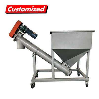 Un buon prezzo. 500.00cm in acciaio inossidabile avvoltoio auger alimentatore personalizzabile per la centrale elettrica in linea