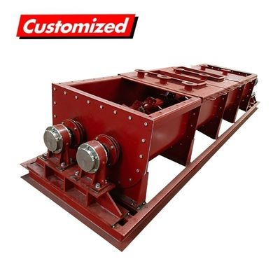 Un buon prezzo. OEM Custom Double Axis Mixing Machine Miscelatore di terriccio argilloso Auger Conveyor ed efficienza in linea