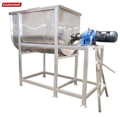 Un buon prezzo. Controllo elettrico del miscelatore di mangimi per pollame a nastro da 5 tonnellate per la lavorazione di prodotti chimici in linea