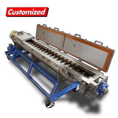 Un buon prezzo. Interlayer raffreddato rotolo auger trasportatore di alimentazione di risparmio energetico auger trasportatore in linea