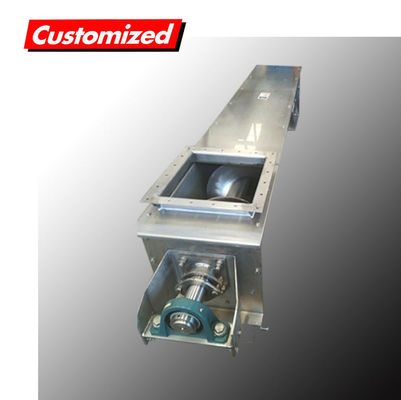 Un buon prezzo. Struttura personalizzata In acciaio inossidabile Sistema di trasportatore a vite resistente al calore per granuli di polvere in linea