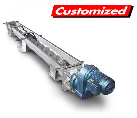 Un buon prezzo. Convogliatore a vite di acciaio inossidabile resistente al calore personalizzato per la movimentazione di materiali industriali in linea