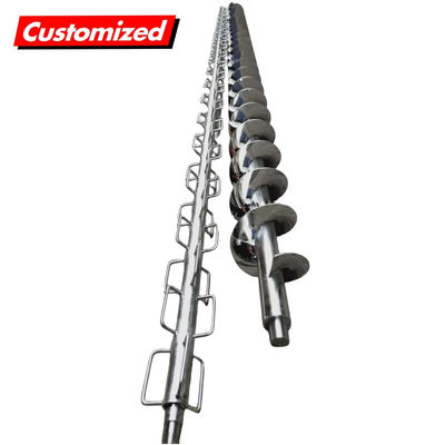 Un buon prezzo. Lama a spirale a vite senza fine personalizzata ad alta precisione per uso alimentare per trasportatore a vite in linea