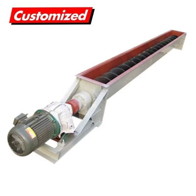 Un buon prezzo. OEM Custom Flessibile Convogliatore a vite a trincea Convogliatore a vite a spirale Convogliatore a ventole Sistema di trasmissione in linea
