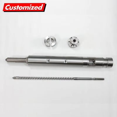 Un buon prezzo. Legata di acciaio inossidabile su misura Single Twin Extruder Screw Barrel Reciprocating Injection Lead Feed Screw Auger Nitride in linea