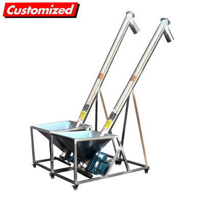 Un buon prezzo. In acciaio inossidabile personalizzabile, resistente al calore, alimentatore a vite per trasportatori di polvere in linea