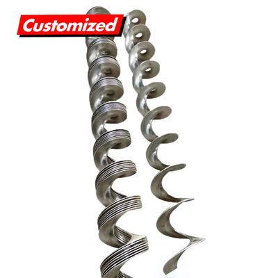Un buon prezzo. Fornitura Diretta di Fabbrica Coclea a Vite Senza Albero a Spirale Personalizzata in Acciaio Inossidabile Resistente al Calore in linea