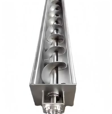 Un buon prezzo. Acqua di scarico Slurry Solid Sludge U Trough Type Tube Tubular Screw Transport Conveyor con hopper e vite a spirale in linea