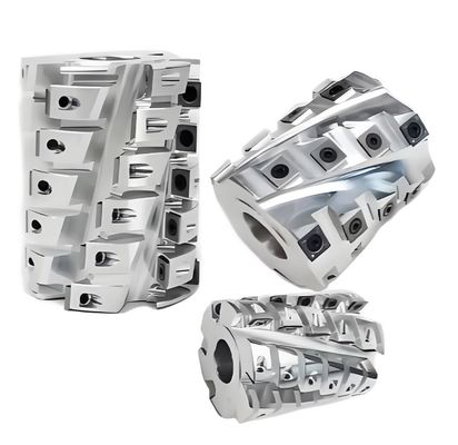 Un buon prezzo. Pianificatore a spirale di fresatura efficiente di alta precisione di grado alimentare con lama a spirale indicizzabile in linea