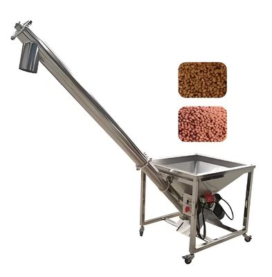 Un buon prezzo. In acciaio inossidabile termicamente resistente 304 alimentatore a vite inclinato, motore a frequenza variabile, resistente alla corrosione e durevole in linea