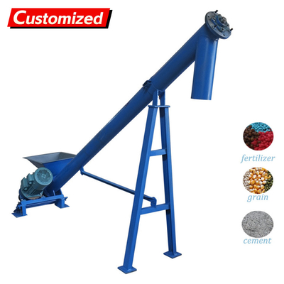 Un buon prezzo. custom Automatic Cement Powder Inclined Auger Screw Conveyor Feeder  Cement Screw Portable Conveyor for Truck Unloading in linea