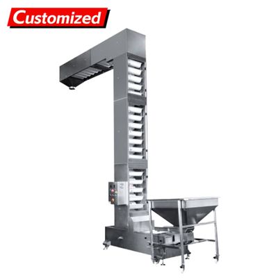 Un buon prezzo. Fabbrica personalizzata di alta qualità in acciaio inossidabile Z tipo di catena di secchio trasportatore ascensore verticale Z tipo di secchio ascensore sollevamento sollevamento trasportatore produttore per negozi di materiali da costruzione, riparazione di macchinari in linea