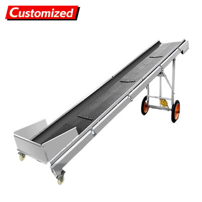 Un buon prezzo. oem Mobile Folding Industrial Inclined Belt Conveyor for Loading and Unloading Goods Belt Inclined Conveyor Factory, Farms, Energy & Mining, Food & Beverage Shops in linea