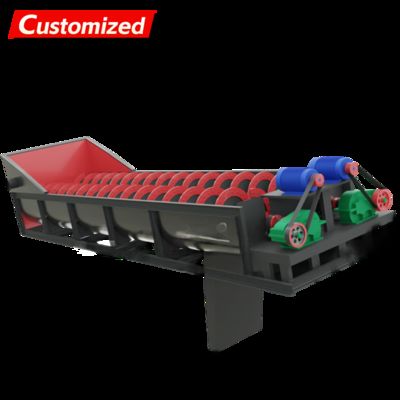 Un buon prezzo. Sand screw Washer  Spiral Sand Washing Machine high cleaning efficiency Energy Saving Mining Equipment wear-resistant steel Screw Sand Washer Machine for Gravel Pebble Basalt in linea