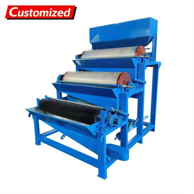 Un buon prezzo. OEM conveyor belt permanent magnet separator dry magnetic separator drawer-type magnetic separator industrial magnetic separator, suitable for waste recycling, old furniture and appliance recycling in linea