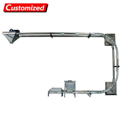 Un buon prezzo. Custom Stainless Steel Tube Chain Conveyor for Stable Transport of Steel Drag Chain Conveyors Explosion-proof and airtight design (Suitable for Powdered Sugar) in linea