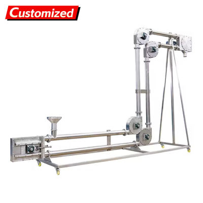 Un buon prezzo. Trasportatore a catena a condotto completamente chiuso per polveri: trasporto senza polvere. Apparecchiature industriali a tenuta zero per polveri. Supporta OEM. in linea