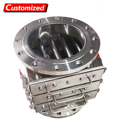 Un buon prezzo. custom Strong Magneticlron Removal Box Semiautomatic Drawer Iron Remover per grandi particelle di polvere Meccanica Magnetic Grid Pipe Filter Magnetic Separator moq 1pcs in linea