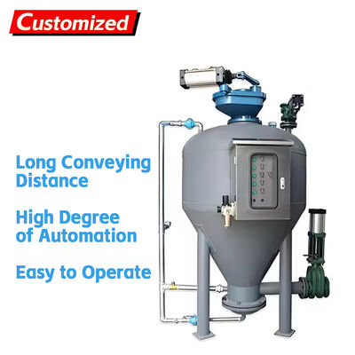 Un buon prezzo. custom Industrial Powder Granule Storage Tank Pump Continuous Lifting Vacuum Pumping Pneumatic Feeder Conveyor Control System in linea